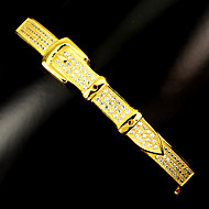 Серебряный браслет с позолотой 1353